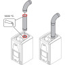 Соединительная труба HARVIA ZKIP-130 для дровяных печей